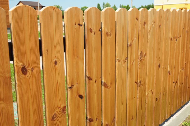 Wooden Dog Fence Installation